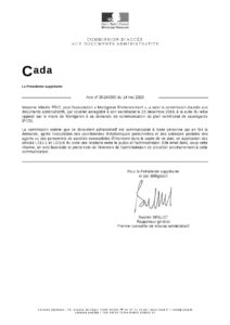 Avis de la CADA