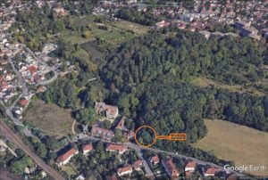 Le Projet de parking vu du ciel